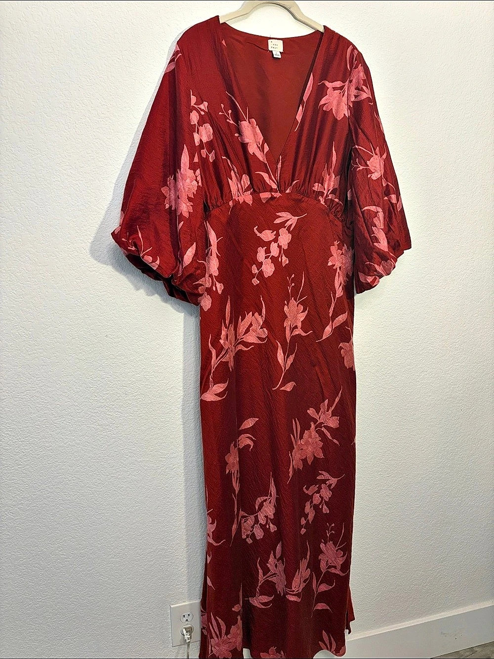 a new day Floral Maxi Dress Size Large Like New